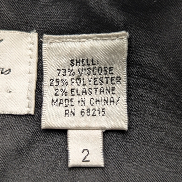 Byron Lars Beauty Mark Black Ruched Bodycon Midi Dress Size 2 Cocktail Party - Picture 12 of 15